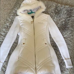 Bebe white coat